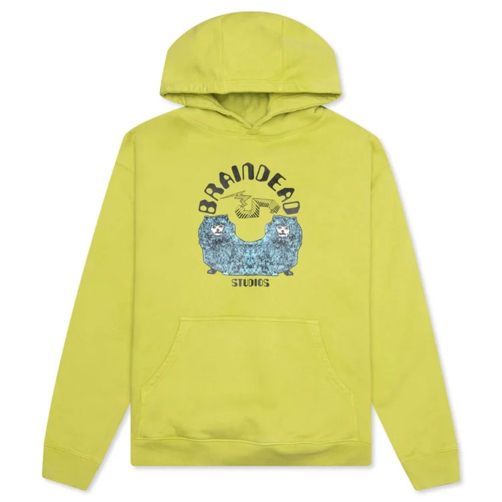 BRAIN DEAD - green hoodie